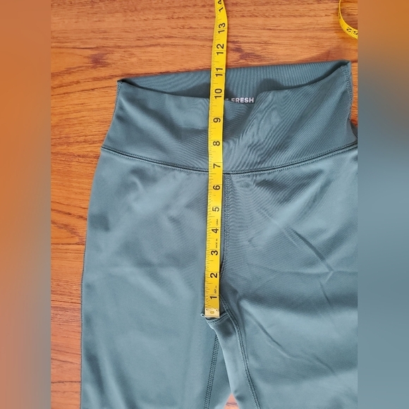 Joe Fresh Green Flared Leggings - Picture 4 of 8